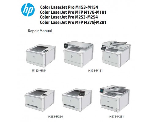 Service ManualHP Color Laserjet M154, M181,M254,M281