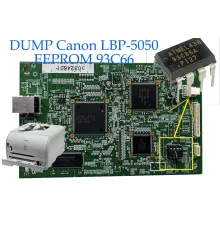 Canon_lbp 5050 дамп eeprom 93c66  для прошивки на программаторе