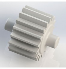 Шестерня привода тубы с тонером для Canon iR C3520 / C3525 / C3530 M1-B255-010 FM1-B249-010 модель для 3D печати