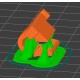 Фиксатор тубы узла подачи тонера в сборе (Hopper Assembly) для Canon iR C5535i C5540i C5550i C5560i iRC5535i iRC5540i iRC5550i iRC5560i 3D модель для печати