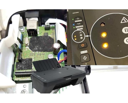 Устранение ошибок 5b00 и 5b02 на Canon MG3040