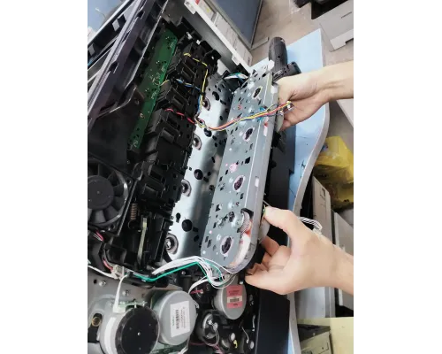 3D-модель привода блока проявки Kyocera DV-5150 (сторона редуктора) в формате STL