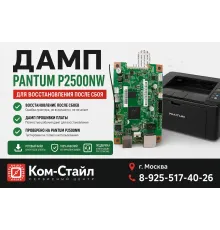 Дамп Pantum P2500nw Bichon6-SFP-MB-A rev 1.0 SPI MX25L6406E FIX для восстановления после сбоя или отучения от чипов