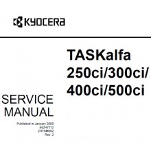 Сервисная документация и парт каталог   для  Kyocera TASKalfa 250ci 300ci 400ci 500ci 