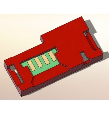 Колодка под чип для Xerox 6020 /6022/ 6025 / WC6010 /6015 модель для 3D печати